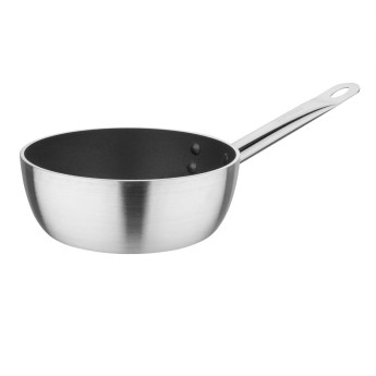 Vogue Non Stick Induction Flared Saute Pan 200mm - Click to Enlarge