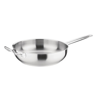 Vogue Stainless Steel Sauté Pan 300mm - Click to Enlarge