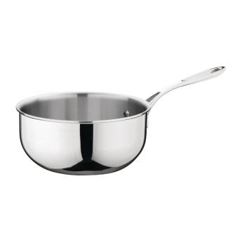 Vogue Tri Wall Flared Saute Pan 200mm - Click to Enlarge
