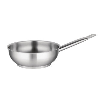 Vogue Stainless Steel Sauté Pan 240mm - Click to Enlarge