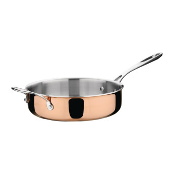 Vogue Tri Wall Copper Saute Pan 240mm - Click to Enlarge