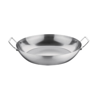 Vogue Carbon Steel Paella Pan 325mm - Click to Enlarge