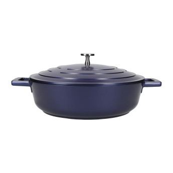 Masterclass Shallow Casserole Dish Blue 4Ltr - Click to Enlarge