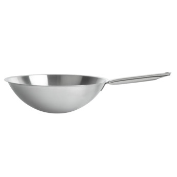 Matfer Bourgeat Tradition Ceramic Coated Wok 30cm - Click to Enlarge