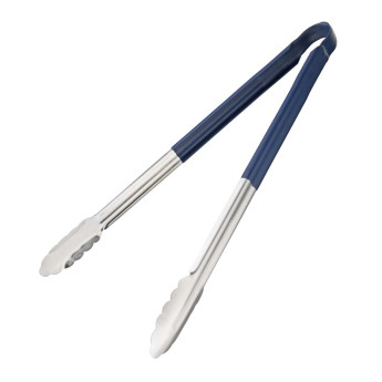Hygiplas Colour Coded Serving Tong Blue - 405mm - Click to Enlarge