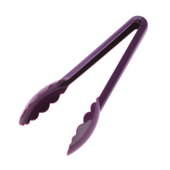 Matfer Bourgeat Exoglass Tongs Allergen Purple 9" - Click to Enlarge