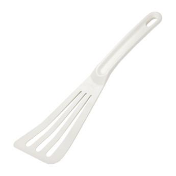 Mercer Culinary Hells Tools Slotted Spatula White 12" - Click to Enlarge