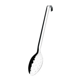 Vogue Perforated Spoon with Hook 14" - Click to Enlarge