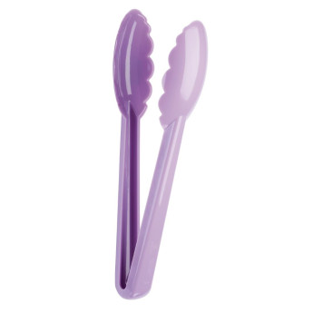 Mercer Culinary Utility Tongs Allergen Purple 9.5" - Click to Enlarge