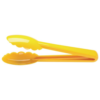 Mercer Culinary Hells Tools Tongs Yellow 8" - Click to Enlarge
