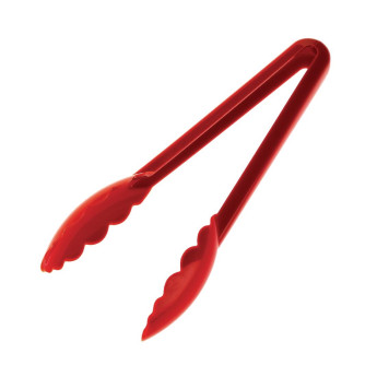 Matfer Bourgeat Exoglass Tongs Red 9" - Click to Enlarge