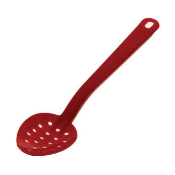 Matfer Bourgeat Exoglass Perforated Serving Spoon Red 13" - Click to Enlarge