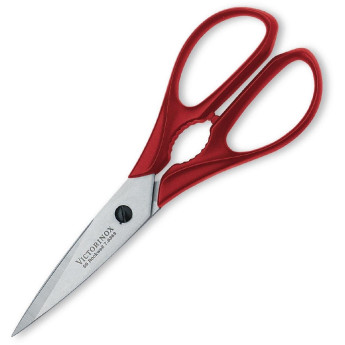 Victorinox Kitchen Shears Red Nylon Handles - Click to Enlarge
