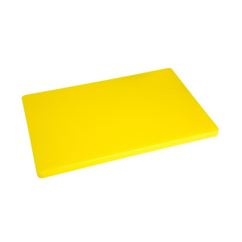 Hygiplas Extra Thick Low Density Yellow Chopping Board Large - Click to Enlarge