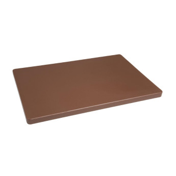 Hygiplas Extra Thick Low Density Brown Chopping Board Standard - Click to Enlarge