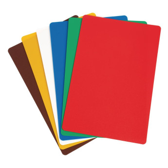 Hygiplas Colour Coded Chopping Mats Set Standard (Pack of 6) - Click to Enlarge