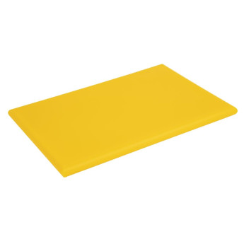 Hygiplas Extra Thick High Density Yellow Chopping Board - Click to Enlarge