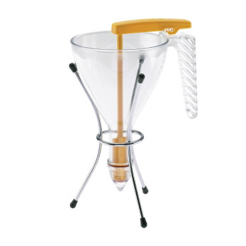 Matfer Bourgeat Piston Funnel with Stand 0.75Ltr - Click to Enlarge