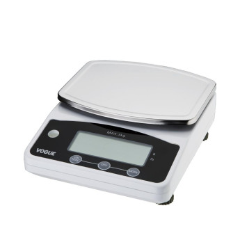 Vogue Small Electronic Platform Scale 3kg - Click to Enlarge