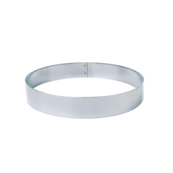 Matfer Bourgeat Stainless Steel Mousse Ring 45 x 160mm - Click to Enlarge