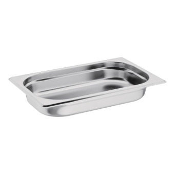 Vogue Stainless Steel 1/4 Gastronorm Pan 40mm - Click to Enlarge