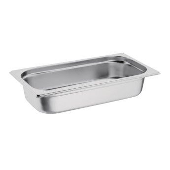 Vogue Stainless Steel 1/3 Gastronorm Pan 65mm - Click to Enlarge