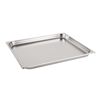 Vogue Stainless Steel 2/1 Gastronorm Pan 40mm - Click to Enlarge