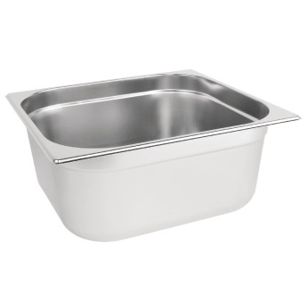 Vogue Stainless Steel 2/3 Gastronorm Pan 150mm - Click to Enlarge
