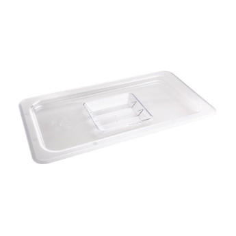 Vogue Polycarbonate 1/3 Gastronorm Lid Clear - Click to Enlarge