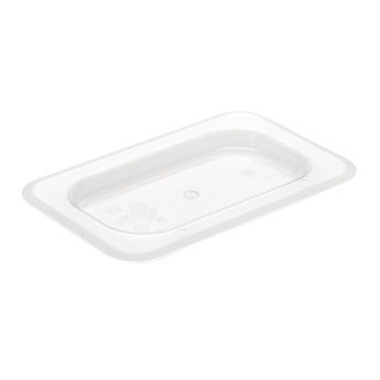 Vogue Polycarbonate 1/9 Gastronorm Lid Clear - Click to Enlarge