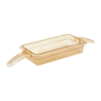 Cambro High Heat 1/3 Gastronorm Food Pan With Double Handle 65mm - Click to Enlarge