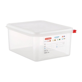 Araven Polypropylene 1/2 Gastronorm Food Container 10Ltr (Pack of 4) - Click to Enlarge
