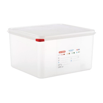 Araven Polypropylene 2/3 Gastronorm Food Storage Container 19Ltr (Pack of 4) - Click to Enlarge
