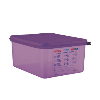 Araven Allergen Polypropylene 1/2 Gastronorm Food Container 10L - Click to Enlarge