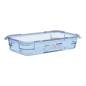 Araven ABS Food Storage Container Blue GN 1/3 65mm - Click to Enlarge
