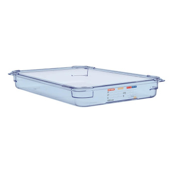 Araven ABS Food Storage Container Blue GN 1/1 65mm - Click to Enlarge