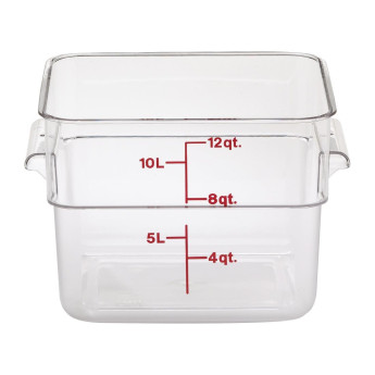Cambro Square Polycarbonate Food Storage Container 11.4 Ltr - Click to Enlarge