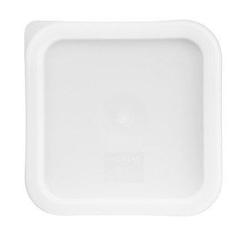 Hygiplas Square Food Storage Container Lid White - Click to Enlarge