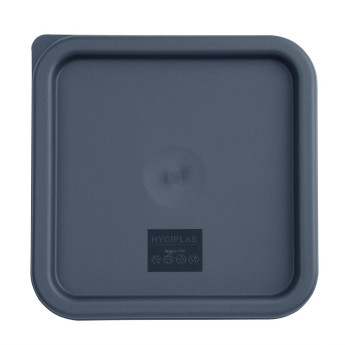 Hygiplas Square Food Storage Container Lid Blue - Click to Enlarge
