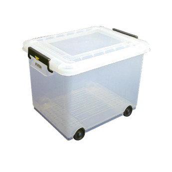 Araven Mobile Food Storage Bin with Lid - Click to Enlarge