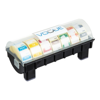 Vogue Removable Colour Coded Food Labels with 1" Dispenser - Click to Enlarge