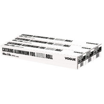 Vogue Aluminium Foil 90m fits Wrap450 Dispenser (Pack of 3) - Click to Enlarge