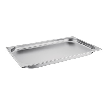Vogue Stainless Steel 1/1 Gastronorm Pan 20mm - Click to Enlarge
