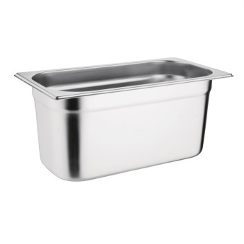 Vogue Stainless Steel 1/3 Gastronorm Pan 150mm - Click to Enlarge
