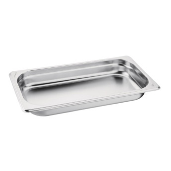 Vogue Stainless Steel 1/3 Gastronorm Pan 40mm - Click to Enlarge