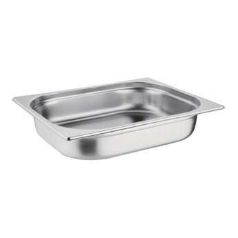 Vogue Stainless Steel 1/2 Gastronorm Pan 65mm - Click to Enlarge