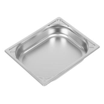 Vogue Heavy Duty Stainless Steel 1/2 Gastronorm Pan 65mm - Click to Enlarge