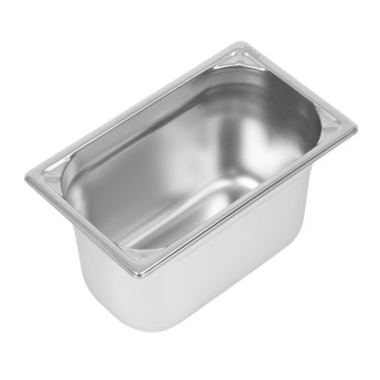 Vogue Heavy Duty Stainless Steel 1/4 Gastronorm Pan 150mm - Click to Enlarge