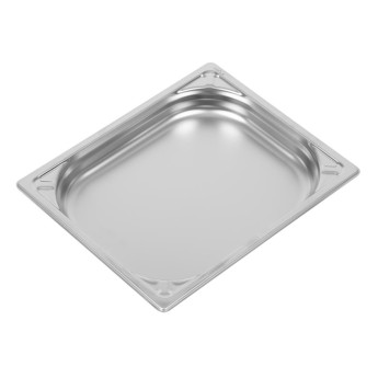 Vogue Heavy Duty Stainless Steel 1/2 Gastronorm Pan 40mm - Click to Enlarge