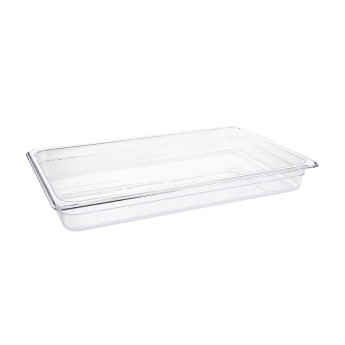 Vogue Polycarbonate 1/1 Gastronorm Container Clear - Click to Enlarge
